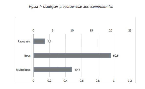  Condi&ccedil;&otilde;es proporcionadas aos acompanhantes