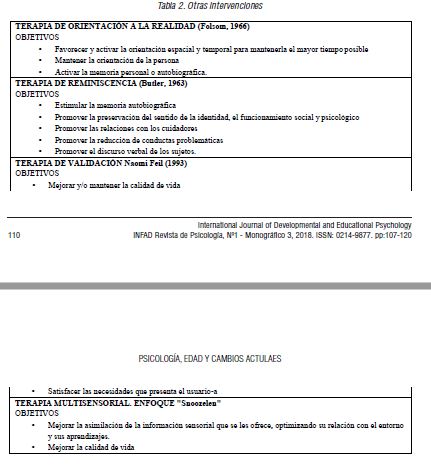 Otras intervenciones