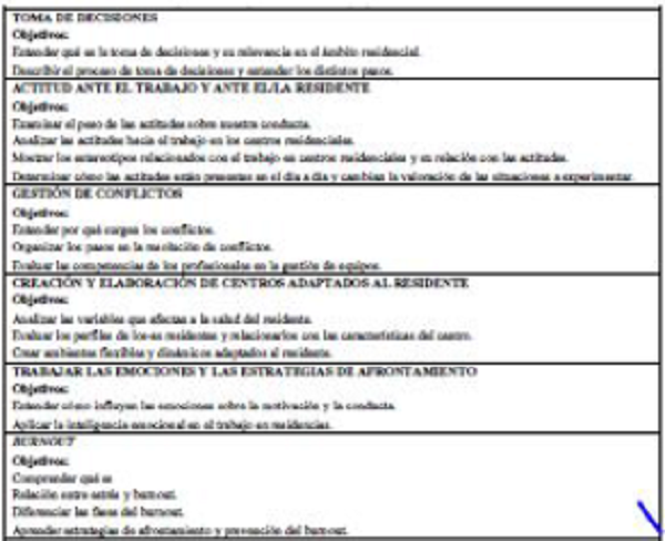 Programas de intervenci�n en la instituci�n