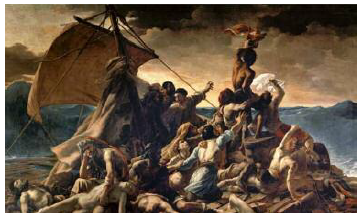 La balsa de la Medusa de G�ricault (1819)