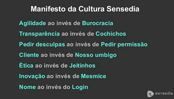 Manifesto da cultura corporativa
da Sensedia