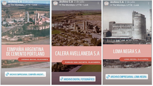 Publicaciones en las Red Social Instagram del OPC, secci�n historias