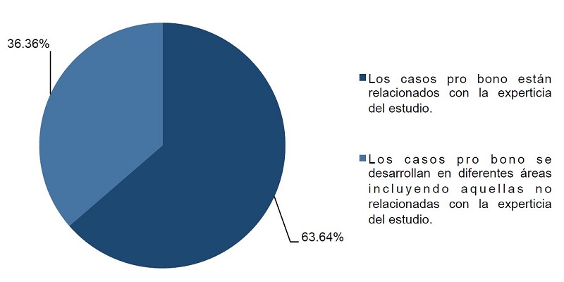  &iquest;En qu&eacute; &aacute;reas realiza el estudio el trabajo Pro Bono? 