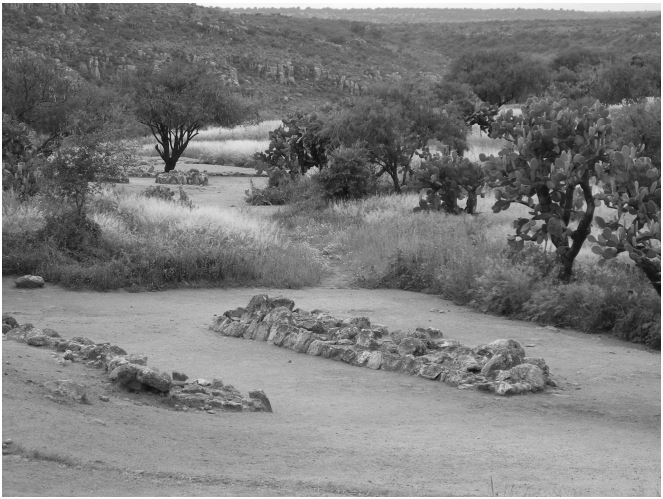 Cancha juego de pelota, La Ferrería, Durango