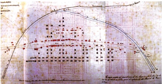 Planeamiento de asentamientos poblacionales a partir de la introducci&oacute;n del ferrocarril en Santiago de Cuba.
