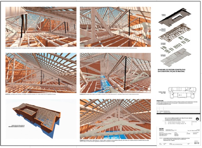 Banco de dados digital das peças de madeira do Edifício Escola (Prédio 1) adotando tecnologia BIM. 