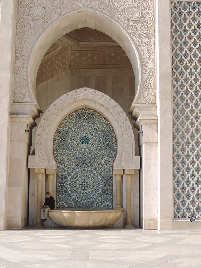 Casablanca, Morocco. Mosque of Hassan II. January 2015.