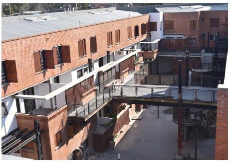 Cooperativa La Fábrica (MOI-CTA). Pasaje Icalma 2001. Barracas. Comuna 4.