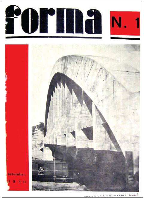 Capa da edi&ccedil;&atilde;o inaugural de &ldquo;Forma&rdquo;, setembro de 1930.