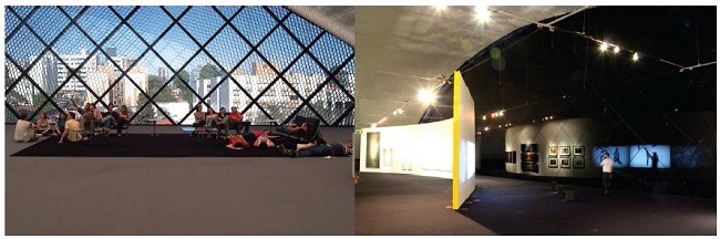 Montagem fotográfica comparativa entre o Olho aberto e fechado. 