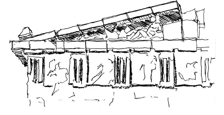 Parthenon. Acropolis, Athens. Arch. Callicrates and Ictinos. Vth Century BC