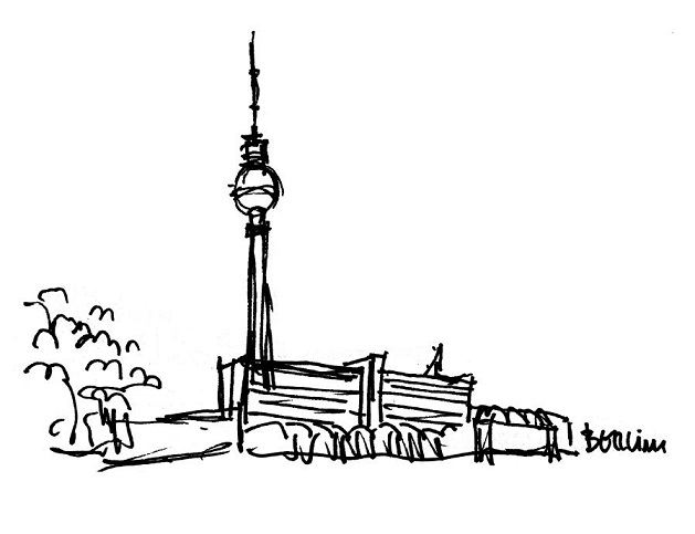 TV Tower. Berlin, Germany. Arch. Hermann Henselmann, 1969. 