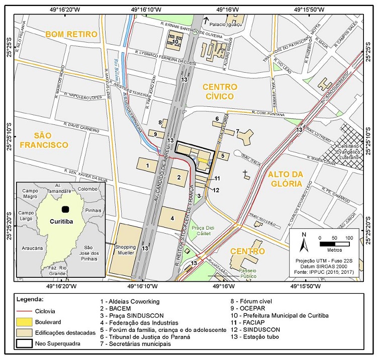 Localização e Contexto Urbano da Neo Superquadra.