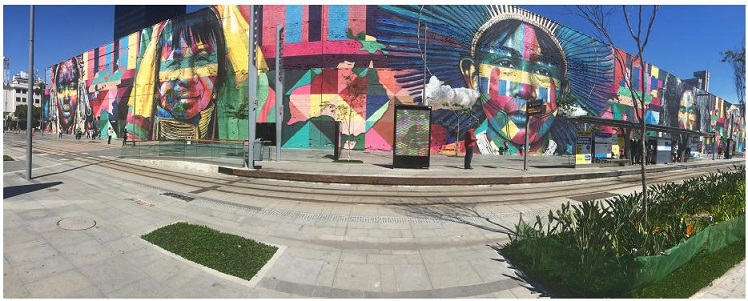 Mural &ldquo;Todos somos um&rdquo;, 2017.