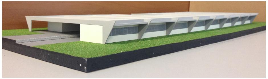 Jo&atilde;o Batista Vilanova Artigas e Carlos Cascaldi, EE Prof. Jon Teodoresco, [Gin&aacute;sio de] Itanha&eacute;m (SP), 1961.