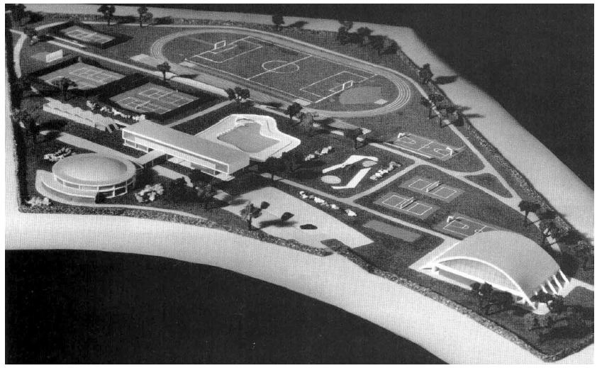 Maquete do Country Club de Maring&aacute;, s.d.
