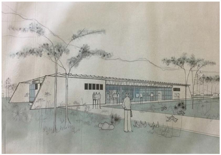 Perspectiva do Umuarama Country Club, 1963.