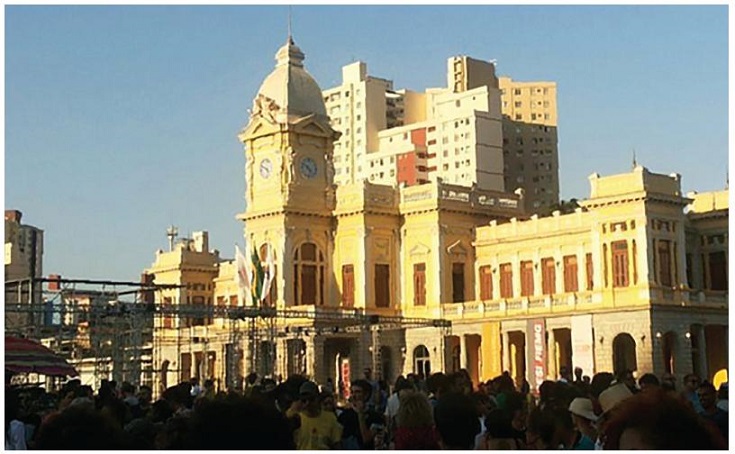 Praça da Estação. Movimento A Ocupação #9 (27/08/2017).