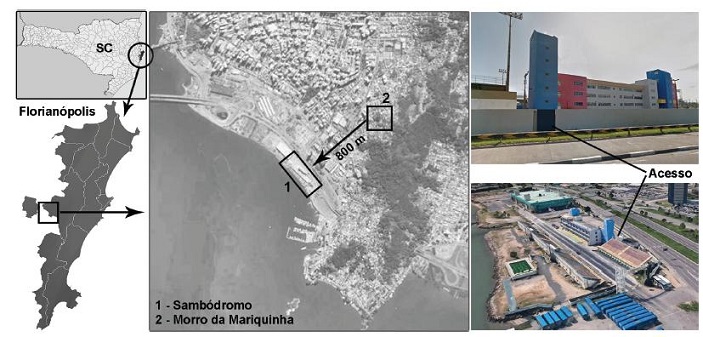 Distância entre o Morro da Mariquinha e o sambódromo e imagens do acesso ao local.