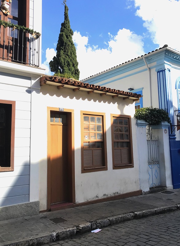 Edifica&ccedil;&atilde;o n&uacute;mero 170 da rua Get&uacute;lio Vargas atualmente, ap&oacute;s a interven&ccedil;&atilde;o aprovada pelo IPHAN.