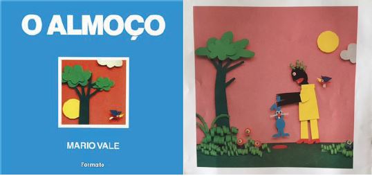 Capa e miolo do livro O almo&ccedil;o