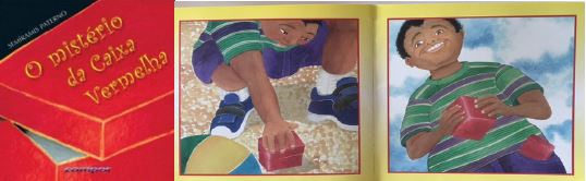 Capa e miolo do livro O mist&eacute;rio da caixa vermelha