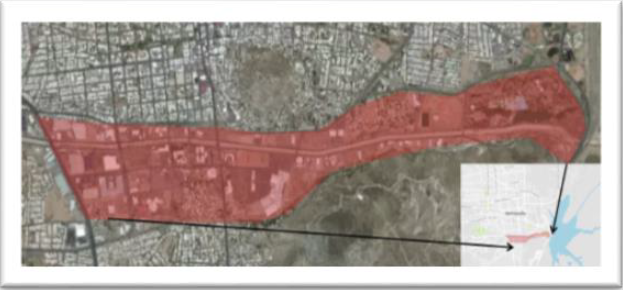 UBICACIN DEL PROYECTO ESPECIAL HERMOSILLO. DESARROLLO URBANO DEL CAUCE DEL RO SONORA.