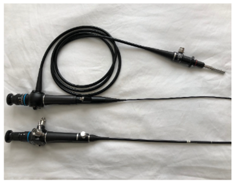 Coledocoscopios de 2.2 mm y 5.0 mm.