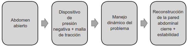 Conceptualizaci&oacute;n del abdomen abierto y la reconstrucci&oacute;n de la pared como manejointegrado.