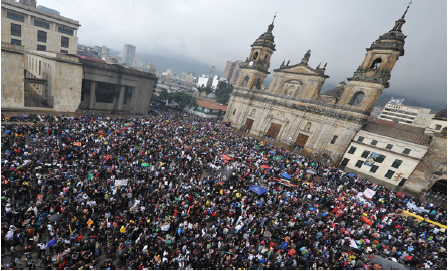 Manifestación Estudiantil en Bogotá, 2011