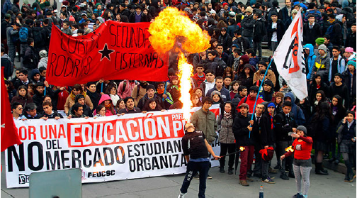 Manifestación Estudiantil, Chile 2015 