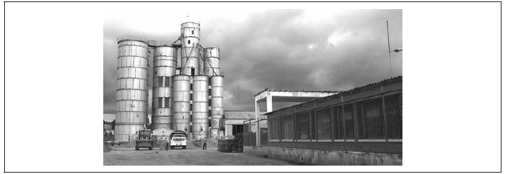 Silos del INA en proceso de
desmonte