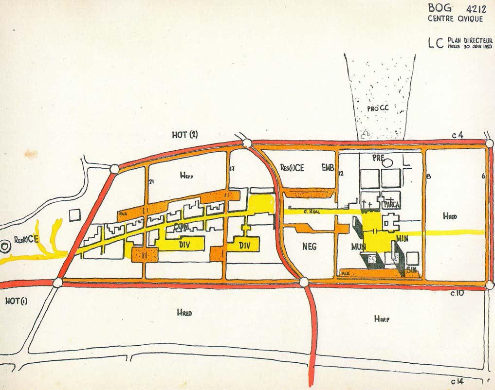 Le Corbusier, Plan Director, Centre Civique