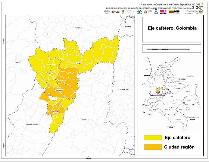 Región Eje Cafetero y la ciudad-región