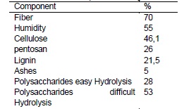 Composition of bagasse