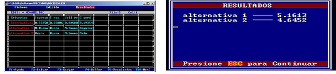 Algunas salidas del  sistema inform&aacute;tico 