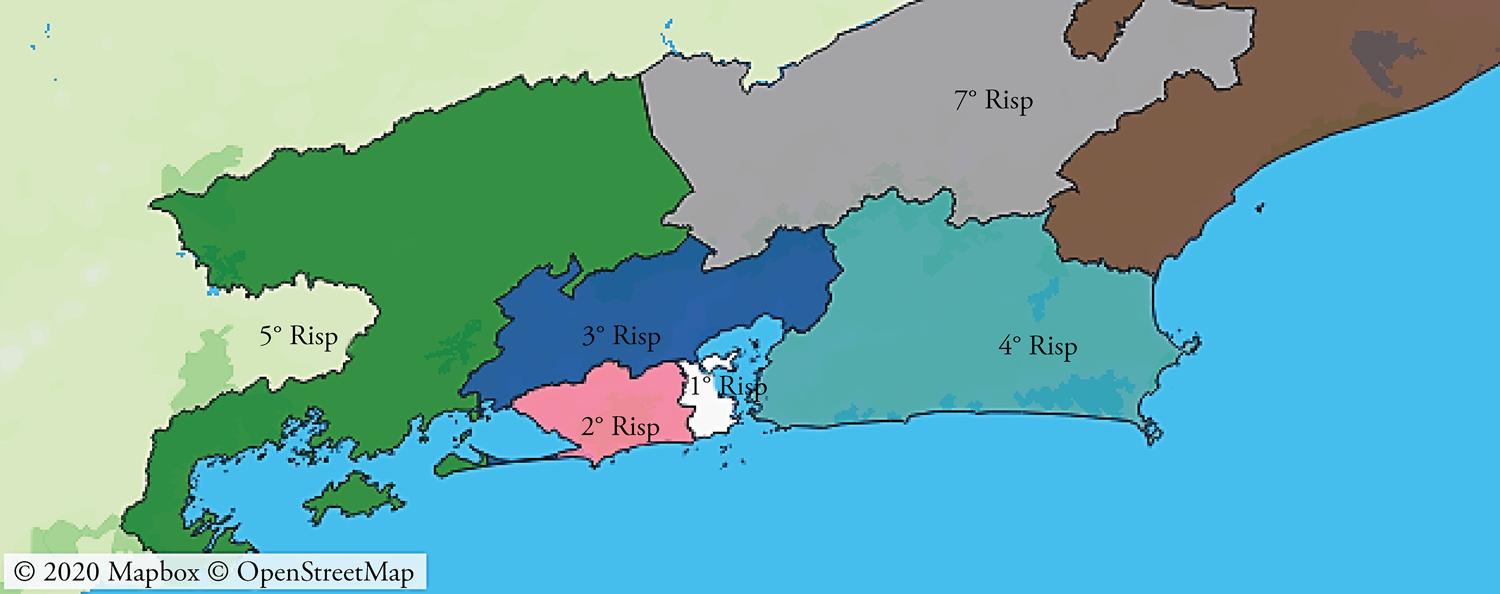 Territorial division of public security of the state of Rio de Janeiro