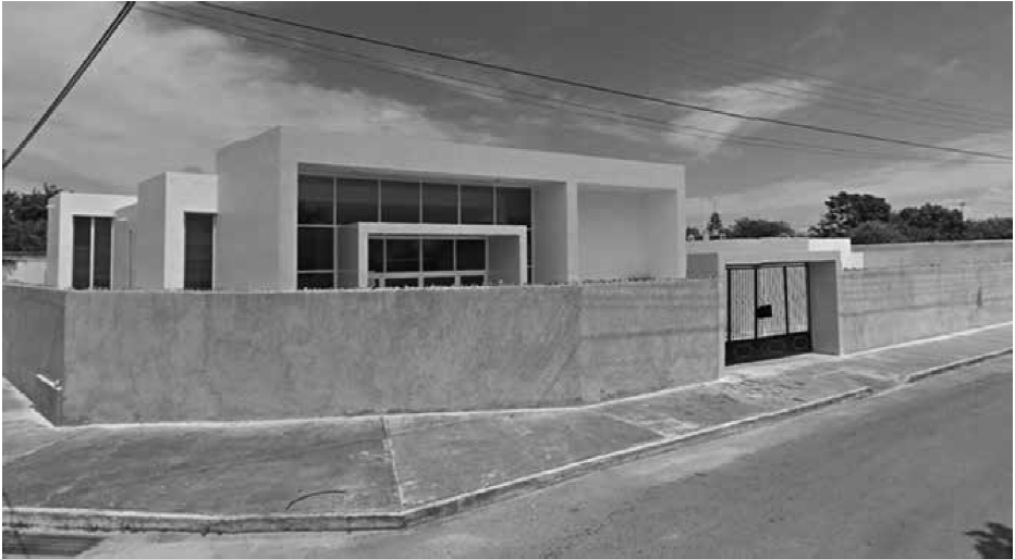 Templo "Monte de los olivos", ubicado en la colonia Salvador Alvarado Oriente de la ciudad de Mérida, Yucatán (fotografía del autor, 2013).