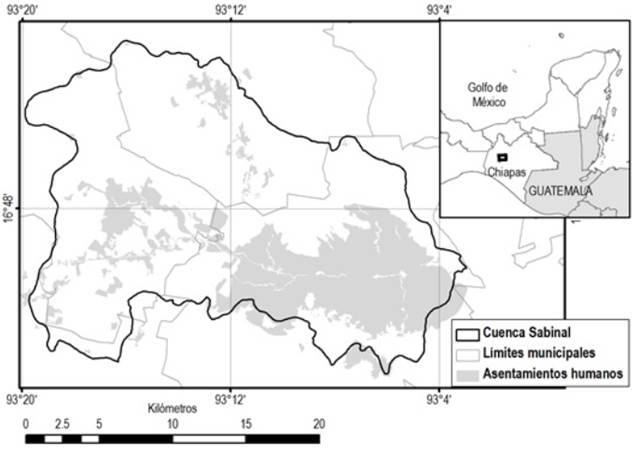 Localizaci&oacute;n de &aacute;rea de estudio