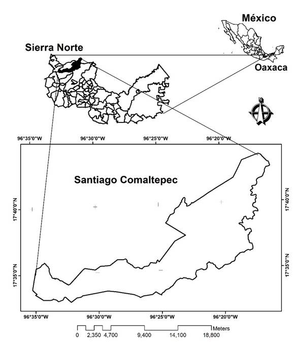 Localización del área de estudio