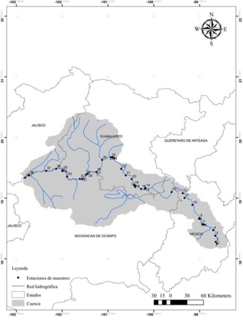 Localizaci&oacute;n del &aacute;rea de estudio