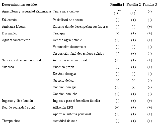 Determinantes Sociales de la Salud