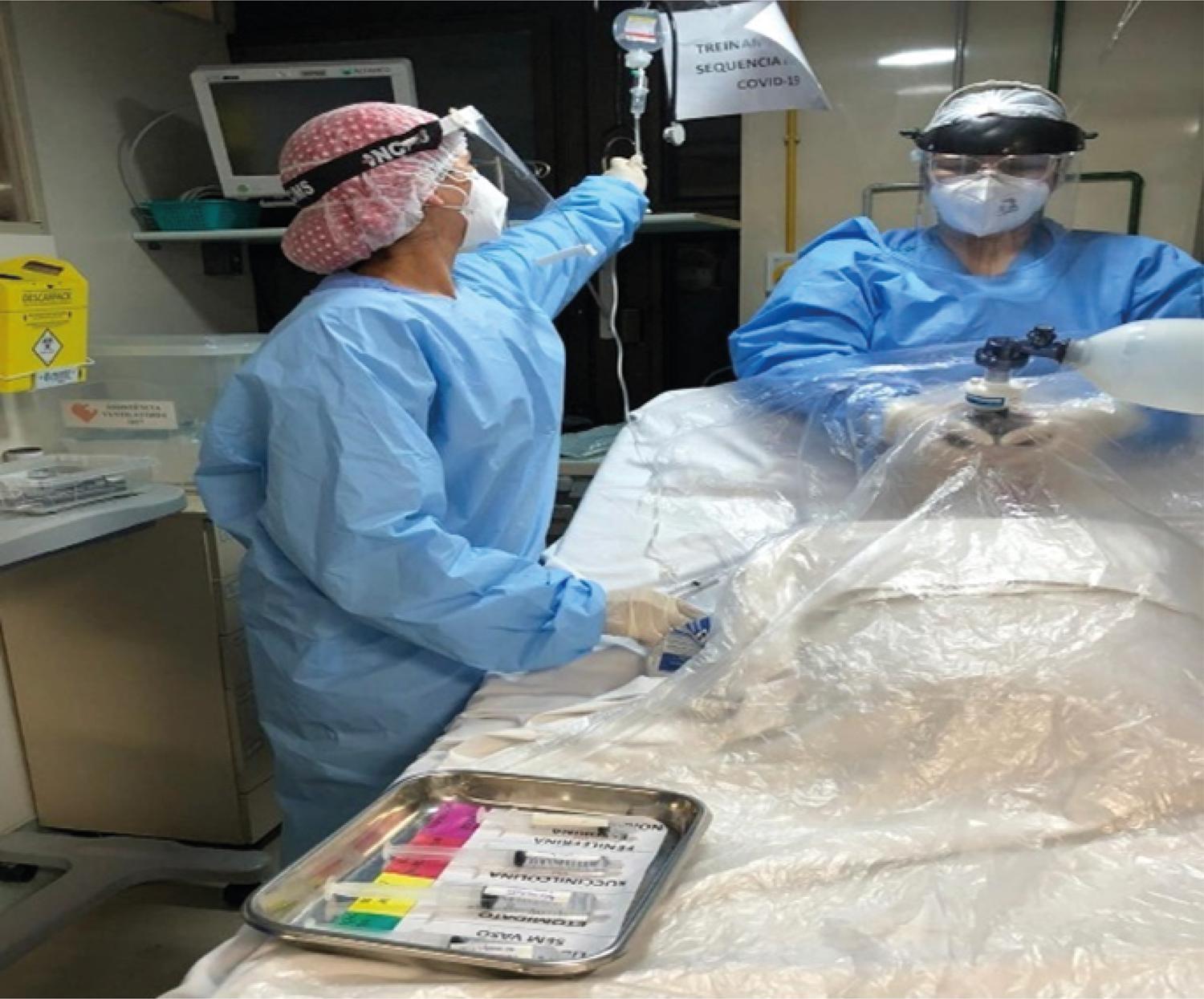 Treinamento de administração de Medicamentos Potencialmente Perigosos na Intubação de Sequência Rápida. Rio de Janeiro, RJ, 2020.