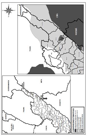 de los corredores estratégicos y retaguardias de las FARC-EP(2002-2008)