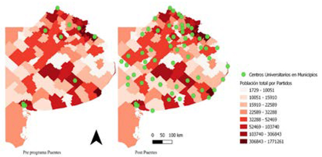 Evoluci�n espacial de la expansi�n institucional (2015-actualmente)
