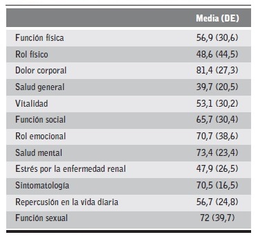 Representaci&oacute;n de las puntuaciones medias de los dominios.