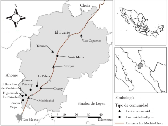 Área de estudio. Tomado de Cortés-Gregorio et al. (2013).
