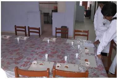 Preparaci&oacute;n de mesa de evaluaci&oacute;n de aceptabilidad