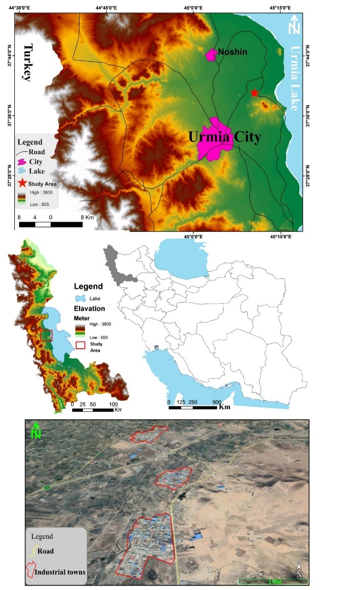 Geographical location of the study area