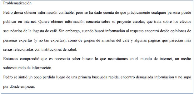 Muestra un problema como ejemplo para centrar la instrucción en la unidad